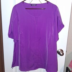 BloomChic Elegant Purple Women's Blouse